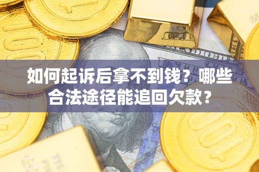 济南如何起诉后拿不到钱？哪些合法途径能追回欠款？