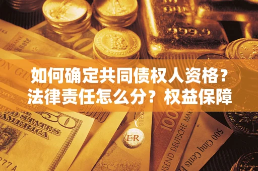 济南如何确定共同债权人资格？法律责任怎么分？权益保障技巧揭秘！