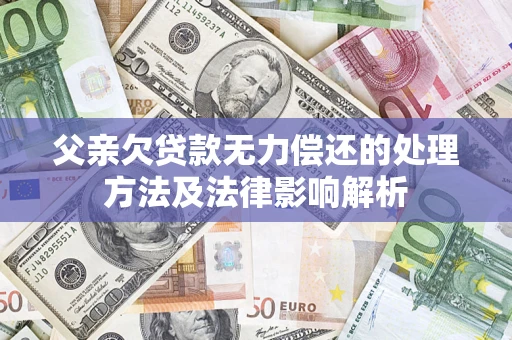 济南父亲欠贷款无力偿还的处理方法及法律影响解析